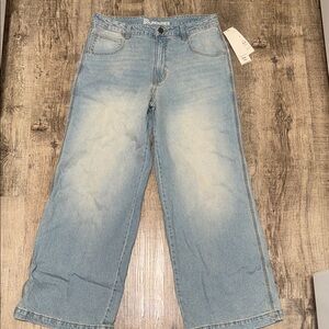 No Boundaries Light Blue Wide Leg Jeans